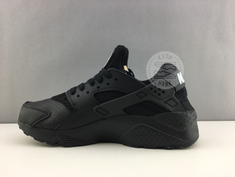 Nike Huarache черные/кожа (36-39) Арт: 006М