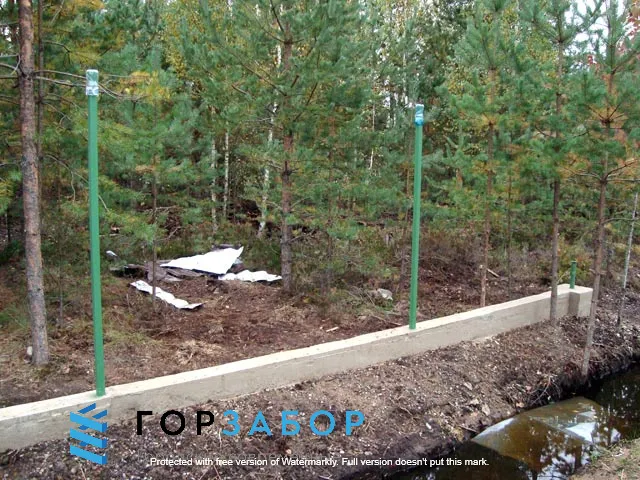 Устройство ленточного фундамента под забор