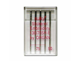 Иглы бытовых машин ДЛЯ ШЁЛКА. "Organ" (Вьетнам), 1 пенал (5шт). №55 и Ассорти 75-90.