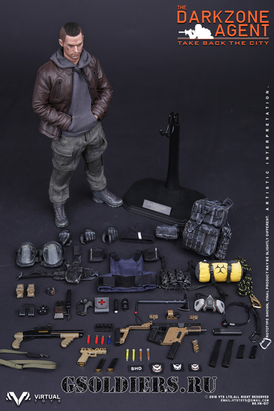 Коллекционная фигурка 1/6 THE DARKZONE AGENT (Tom Clancy's The Division) ( VM-017)  - VTS Toys