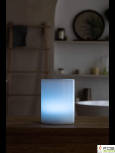 Гладкий парафиновый плафон для LED свечей - 11,7*15см