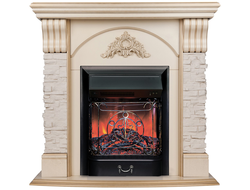 Электрокамин Athena WT с очагом Majestic