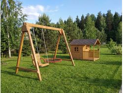 Детские качели с гнездом и сидением