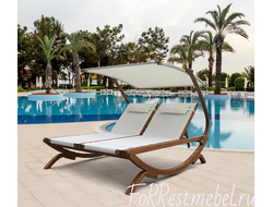 Шезлонг-лежак Мальта AFM-510 White