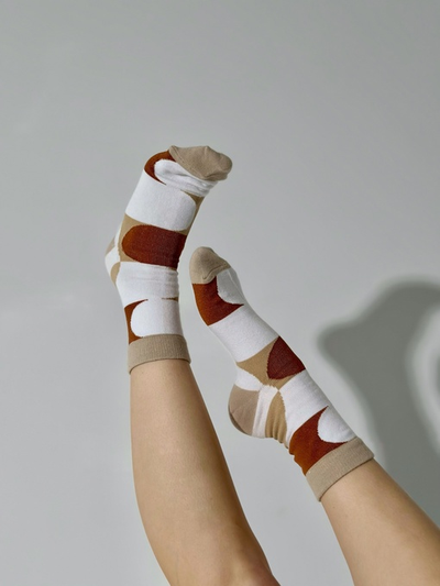 НОСКИ ПРИЯТНО "ГЕОМЕТРИЯ БЕЖЕВАЯ"