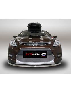 Premium защита радиатора для  Lifan X-50 (2015-2016) из 2-х частей