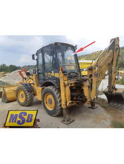 Стекло заднее верхнее на Venieri 9.23