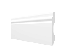 Напольный плинтус Decor-Dizayn DD27, для покраски, влагостойкий, ударопрочный, 2 метра