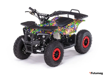 Детский квадроцикл MOTAX GRIZLIK MINI PS граффити