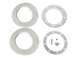 Комплект дымохода ROMMER АНТИЛЕД 60/100 - 1000мм (Bosch, Buderus, Navien S/C/E, Baxi ECO Nova/Classi