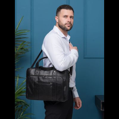 Сумка для ноутбука Rivoli black (арт. 1004-01)