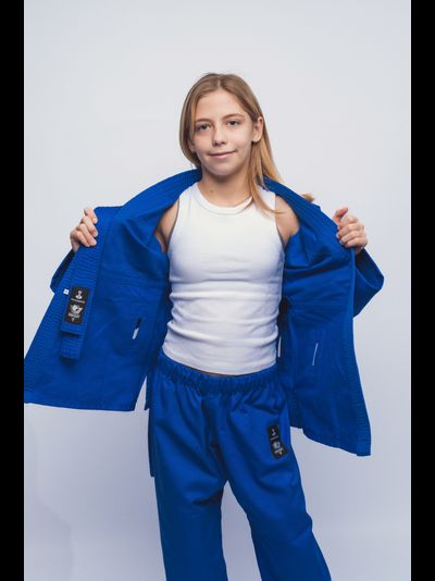 Кимоно для универсального боя UNIFIGHT синее