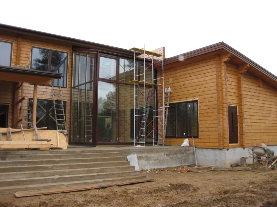 Зимний сад в деревянный дом