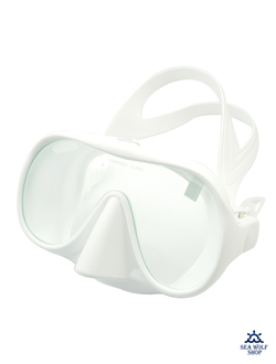 Маска для дайвинга Keep Diving моно безрамная белая