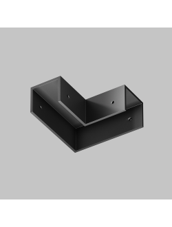 Коннектор угловой для профиля Elasity IP черный, O-TR001-AC90, Maytoni