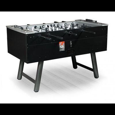 Настольный футбол (кикер) «Madrid» (145x75x86см, черный, жетоноприемник)