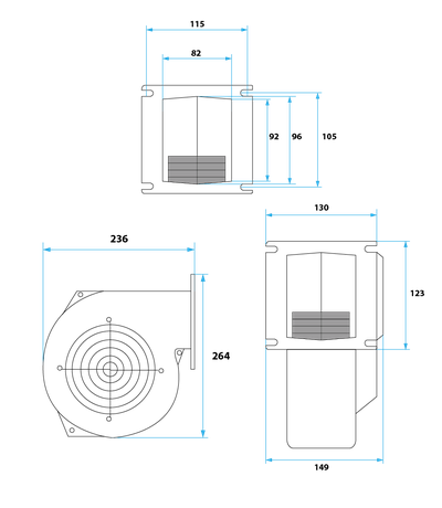 Вентилятор для котла М+М WPA-160