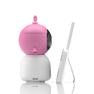 Видеоняня Ramili Baby RV100NUSHA Нюша, Малышарики, с креплением, Wi-Fi моторизированная видеоняня с креплением + монитор с диагональю 12,7 см., интерком, DVR, 2k