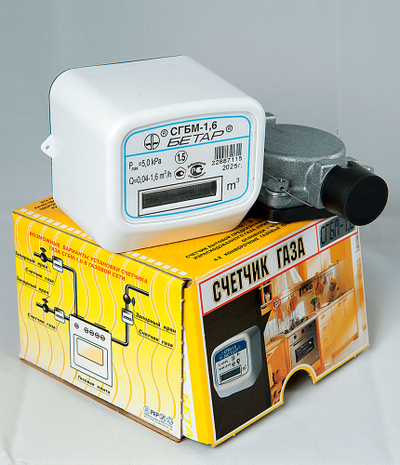 Счетчик газа СГБМ-1,6М Бетар