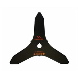 Нож 3-лопастной для мотокосы 300мм*4мм*20мм VILLARTEC