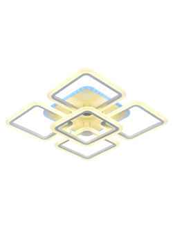 8075/4+1 WHT 140W+10W RGB Светодиодная люстра Profit Light