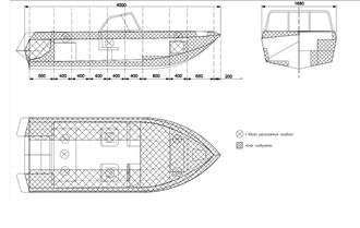 Моторная лодка Тактика-460 DC