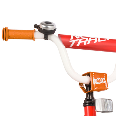 Велосипед NOVATRACK MAPLE 14 2022 с сиденьем для куклы красный