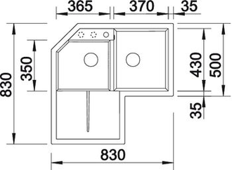 Мойка Blanco Metra 9 E, 515573