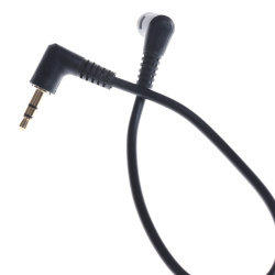 Стерео кабель TRS - TRS «мини джек / мини джек» (угловой L-type 3,5 мм), 18 cm (поштучно)