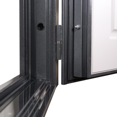 Стальная дверь   Galant с окном (терморазрыв 3к). Заказная модель.