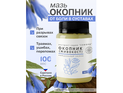 Экстракт окопника на пчелином воске 100 гр.