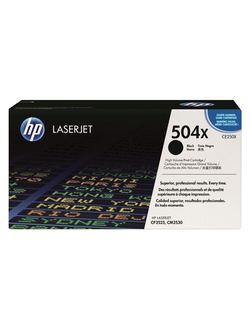 Картридж лазерный HP (CE250X) ColorLaserJet CP3525/CM3530, черный, оригинальный, ресурс 10500 страниц