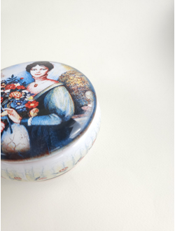 Шкатулка круглая