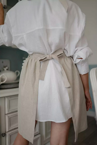 Фартук кухонный рабочий с передником