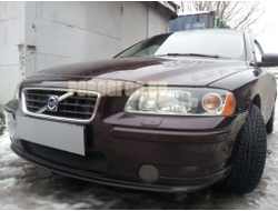 Защита радиатора Volvo S60 I 2004-2010 рестайлинг black