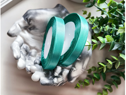 Лента атласная 1.2 см., рулон (23м.), НЕФРИТ