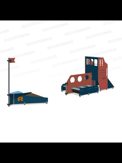 Детский игровой комплекс "Баржа" Romana 057.75.00