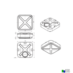 Бак для душа «Rostok» 250л
