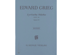 Grieg: Lyric Pieces Volume III, op. 43