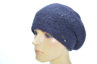 Итальянский берет синего цвета Вицио 1341