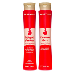 Macadamia Gloss набор для выпрямления волос, 500/500 мл.