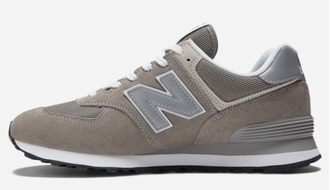New Balance 574 Grey (Экозамша) новые