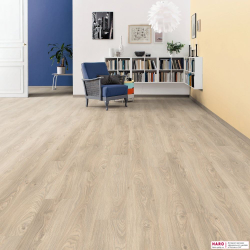 Декор ламината Haro Дуб Хайленд 538856 в интерьере гостиной