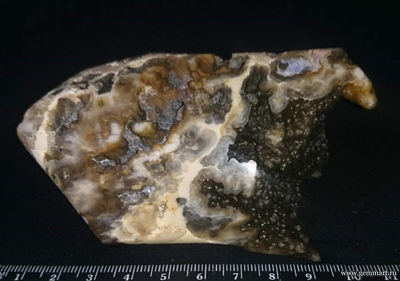 Халцедон - полированный срез