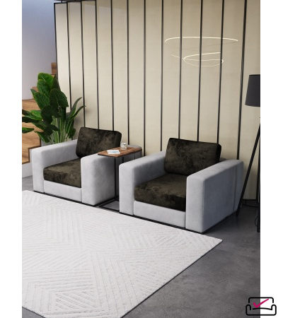 Чехол на подлокотник дивана или кресла, на сиденье и спинку кресла.  Велюр Шоколад