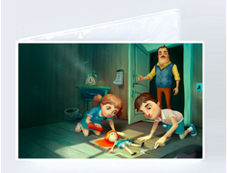 Обложка на студенческий билет Привет Сосед/ Hello Neighbor №10