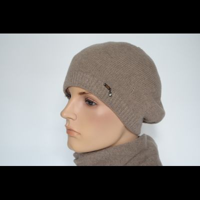 Женский шарф из кашемира Vizio Италия 9000 S ореховый