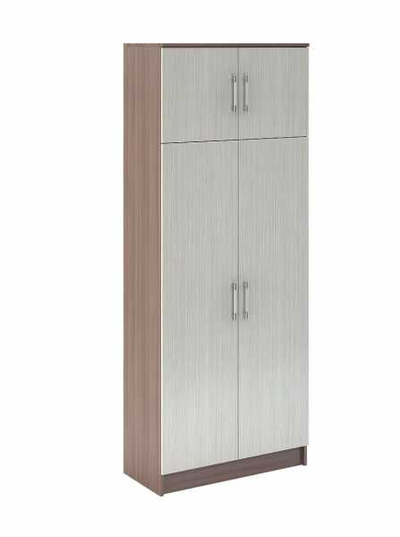 Машенька ШК 205 шкаф Ясень шимо темный/Ясень шимо светлый