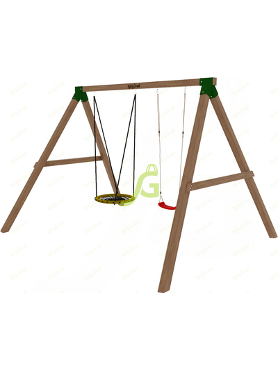 Качельный модуль "Гнездо-паутинка + одиночные"