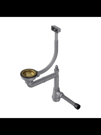 Арматура для одночашевых моек со скрытым прямоугольным переливом WK-1-S AB